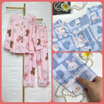 Đồ bộ tole nữ, bộ lanh dài tay, quần dài SHOP5SAO cài nút [CÓ BIGSIZE] (50-75kg)