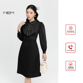 Đầm công sở NEM Fashion tay dài D41002