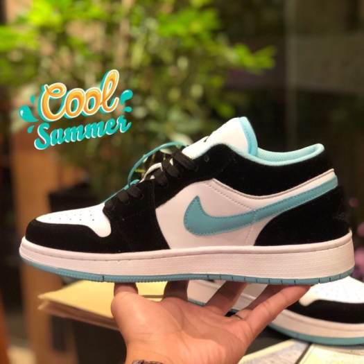 Giày Nike Air Jordan 1 Low Island Green Xanh Ngọc Bích Bản 1.1 Full Size Nam Nữ