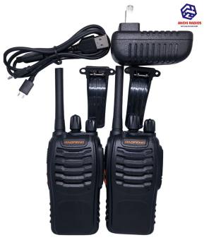 Bộ 02 Máy Bộ Đàm Baofeng BF888s, Phiên Bản Mới 888h (2 Chế Độ Sạc, Sạc Cổng Usb Siêu Tiện, Chung Tần Sóng Với Baofeng 888s)