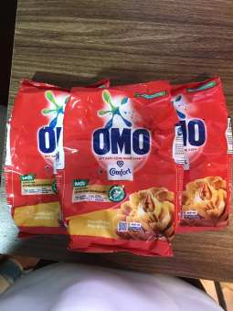 Bột giặt omo đỏ và omo comfort gói nhỏ các dung tích 350g