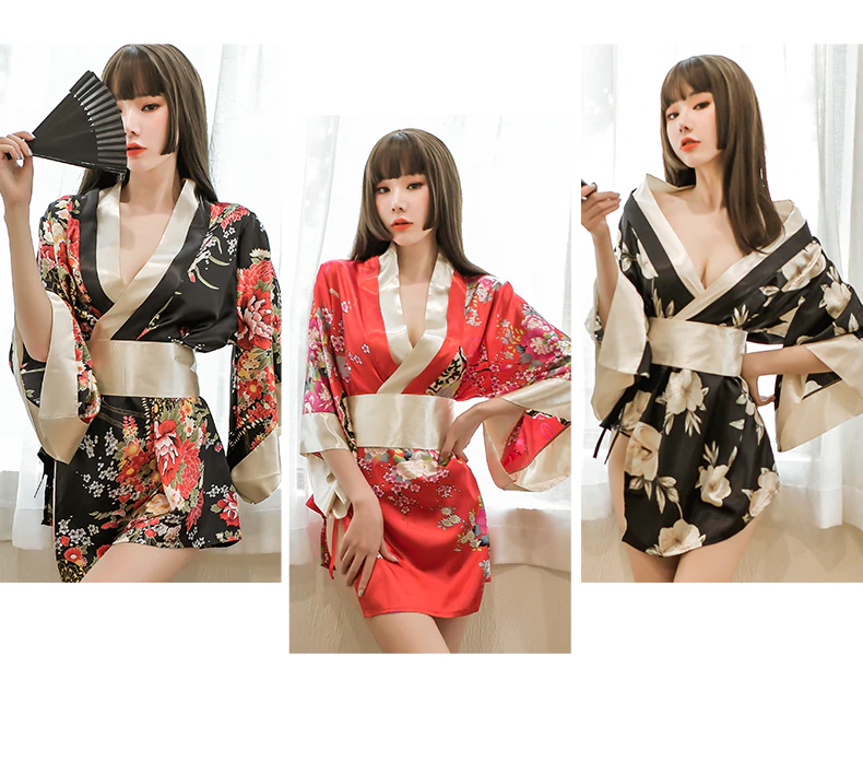 Áo choàng ngủ kimono Nhật Bản