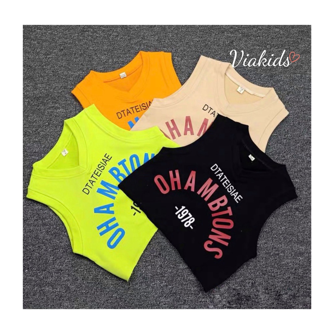 Áo croptop bé gái size đại mùa hè thun cotton mềm mịn mát cho bé 6 đến 15 tuổi