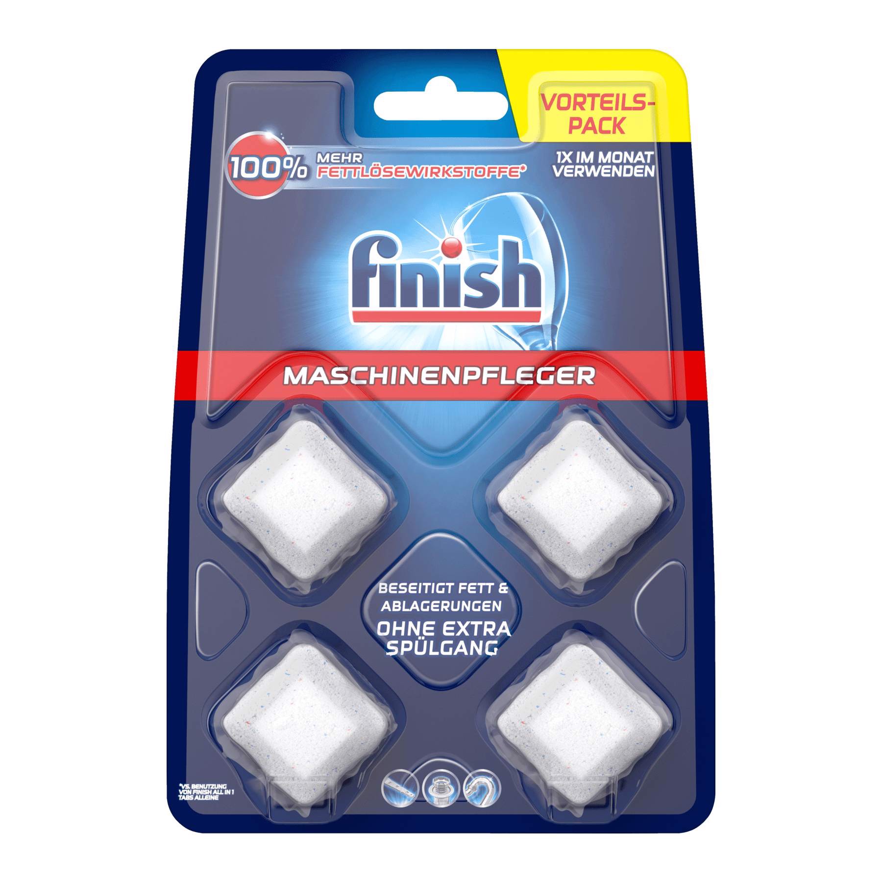 Viên vệ sinh máy rửa chén finish của Đức + Tặng viên Finish