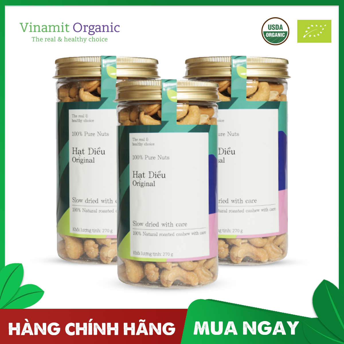 Hạt điều Original VINAMIT 270g