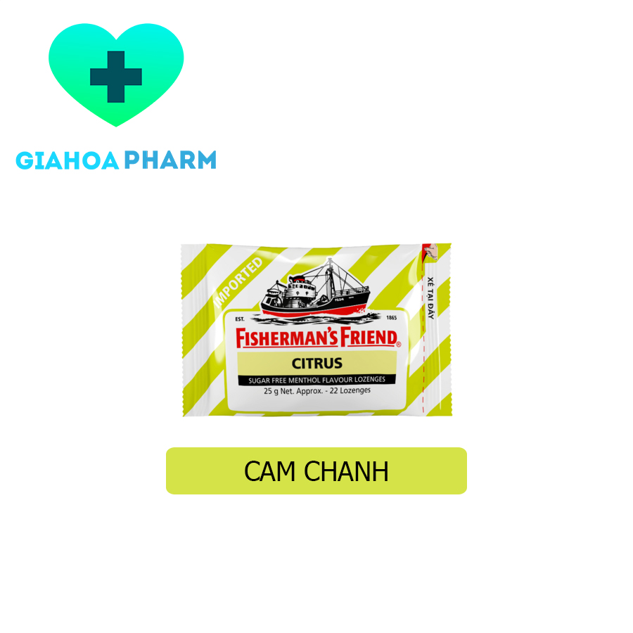 Fisherman's Friend - Kẹo cay con tàu - Citrus