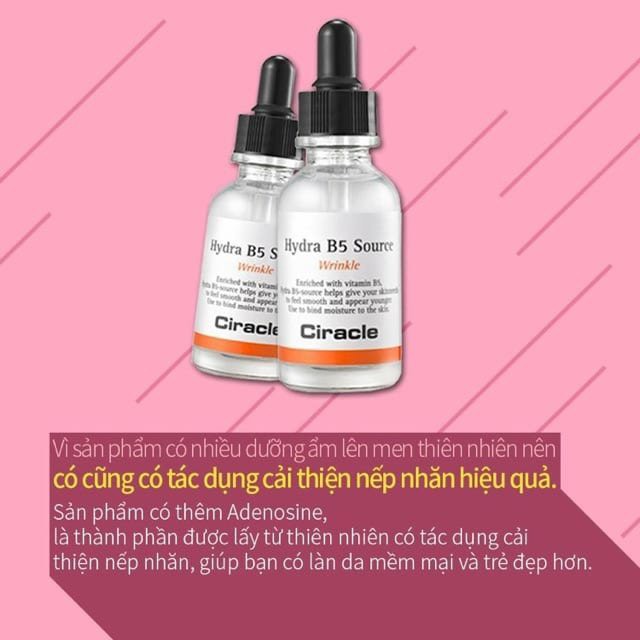 Serum phục hồi da ciracle hydra b5 source wrinkle 30ml