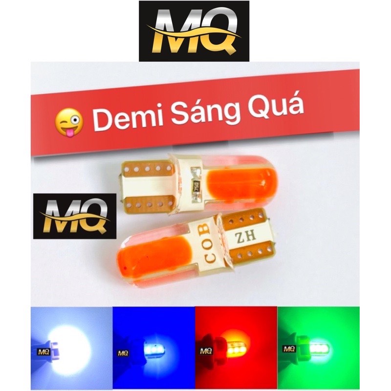 Đèn led demi, xi nhan t10 57 tim led