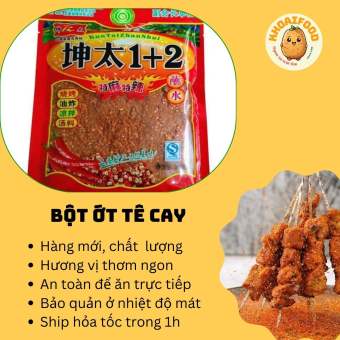 Bột ớt tê cay, tẩm ướp nướng, bột ớt trộn siêu cay, gia vị trung quốc