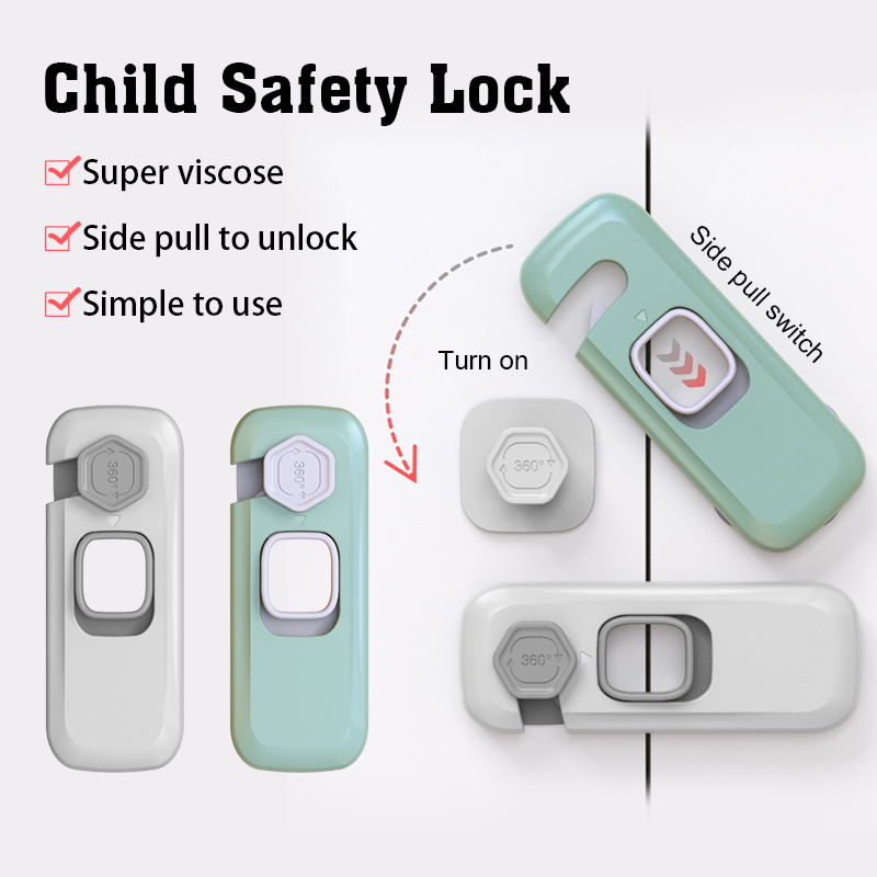 STMEN Child Protector Kids Child Lock Refrigerator Catch Fridge Door Lock  Freezer Lock Baby Safety