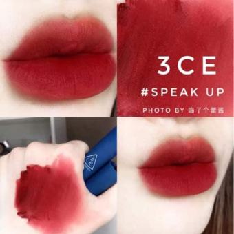 Son 3CE Mới Siêu Hot - Son 3CE vỏ xanh blue speakup mới nhất 2020