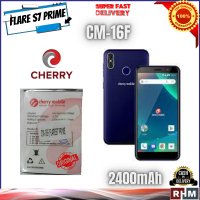 for Cherry Mobile Flare S7 Prime | BATTERY MODEL CM-16F (2400mAh) High Quality Battery FREE 4pcs. FACEMASK