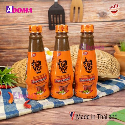 Nước Mắm Thái Lan Làm Gỏi Đu Đủ Somtum 350ml Tumnua - Sốt trộn Sụm Thái somtam น้ําปลาร้าตํานัวเฮียเพชร