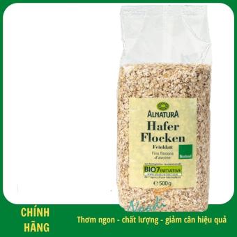 Yến Mạch HAFER FLOCKEN nhập khẩu Đức - túi 500g, yến mạch nguyên hạt cán dẹp