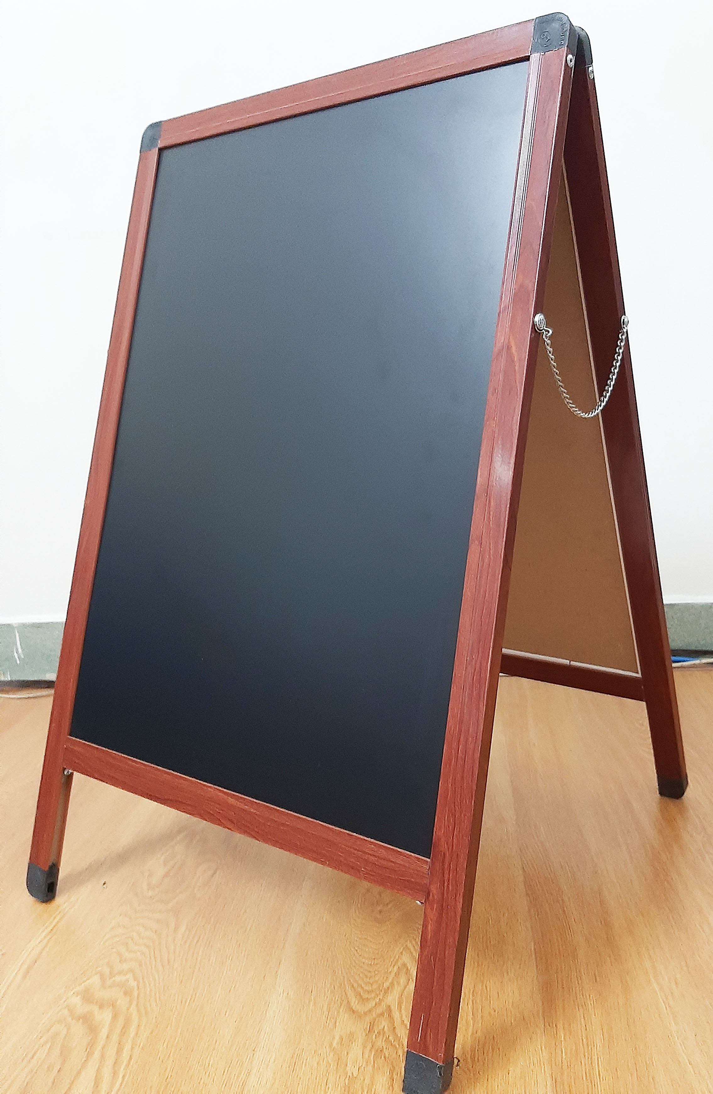 [HCM]Bảng đen menu chữ A hai mặt làm bảng viết quảng cáo sản phẩm, chất liệu nhôm cao cấp sơn màu vân gỗ, gấp gọn, tiện lợi, bảng có nhiều kích thước khác nhau, không chiếm diện tích, nhẹ dễ dàng di chuyển