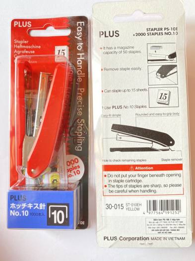 Bấm Kim Plus TR OS 10E - 2 Hộp Kim số 10