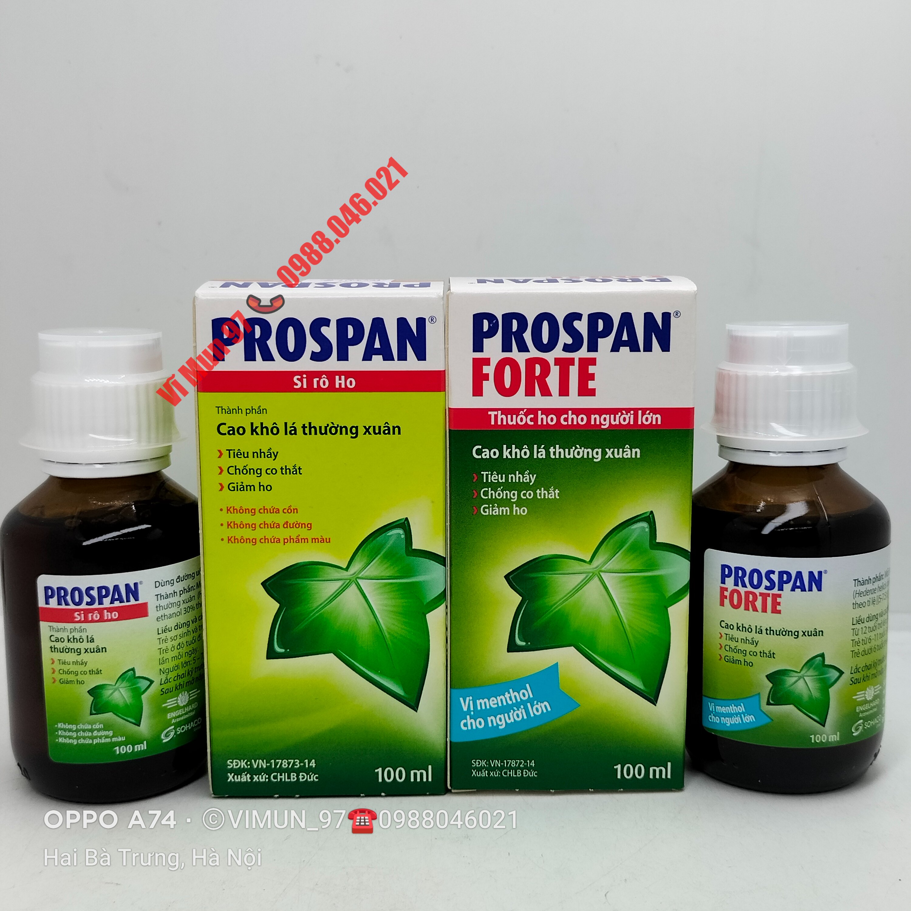 Siro - ho đức 100ml siro-pro span-đức 100ml