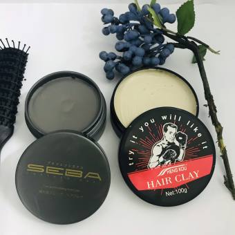 Combo  Tặng Lược + Sáp  Hari Clay + SÁP Vuốt Tóc SEBA