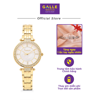 Đồng Hồ Nữ FREELOOK LUMIERE - Galle Watch Store - Đồng Hồ Mặt Kính Cứng Tròn, Dây Đeo Thép Cách Điệu Không Gỉ, Chống Nước, Đồng Hồ Nữ Sang Trọng, Cao Cấp, Bảo Hành 24 Tháng, Thay Pin Miễn Phí Trọn Đời FL.1.10165