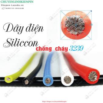 Dây điện Silicon chống cháy 24 AWG 3239 ( BL64_204 )