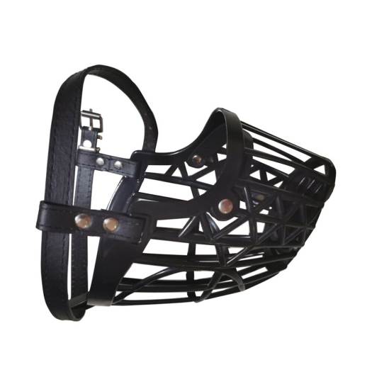 1 Bộ 7 Cái Rổ Mõm Chó Với Dây Đeo Bằng Da PU Có Thể Điều Chỉnh Nắp Che Miệng Chó Thời Trang, Chống Cắn An Toàn Dành Cho Thú Cưng D