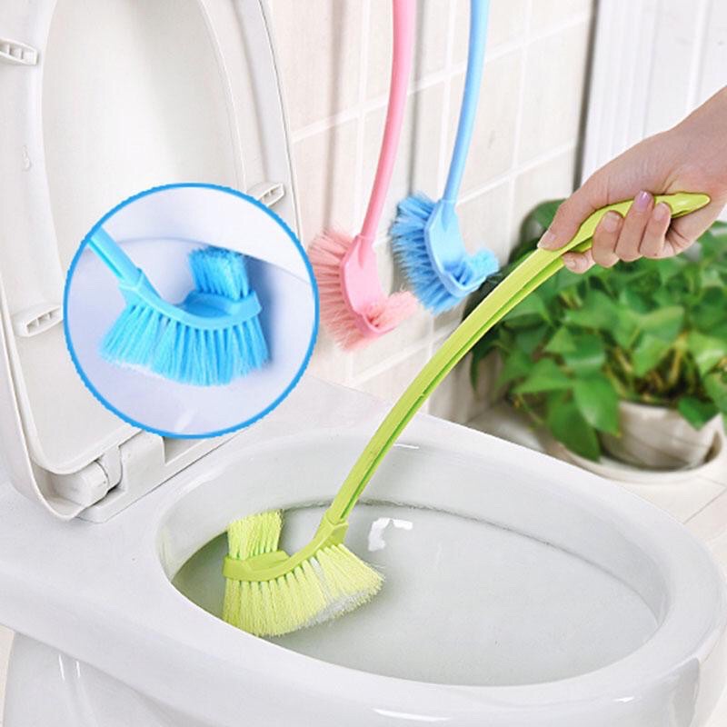 Bàn chải chà bồn cầu 2 đầu đa năng