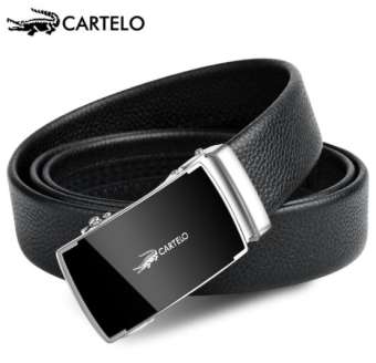 Thắt lưng da nam cao câp CARTELO-73, 74, 77 thắt lưng nam da bò, dây lưng da thật nam, dây nịt da xịn nam rộng 3,5cm [MYGOOD]