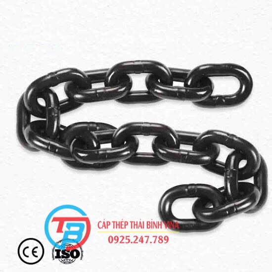 Dây xích đúc tải cao phi 8 cáp thép giá sỉ