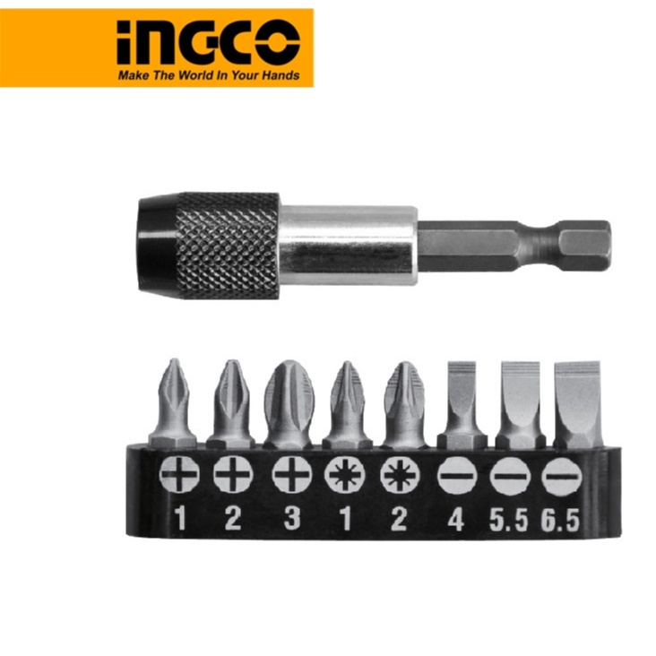 Bộ đầu tua vít 9 chi tiết ingco aksd0071
