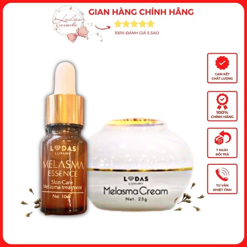 Combo Cao nám hồng hoa &Serum Lodas Dưỡng da Mờ Nám,Mờ Đốm Nâu,Tàn nhang,Trắng da,Căng bóng-Đan Thy chính hãng