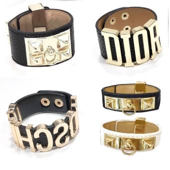 Vòng Tay - Vòng Tay Da - Vòng Tay Da Hm- Vòng Tay Da Nữ Dự Tiệc Sang Trọng(Hm, Dio, Moschio...)