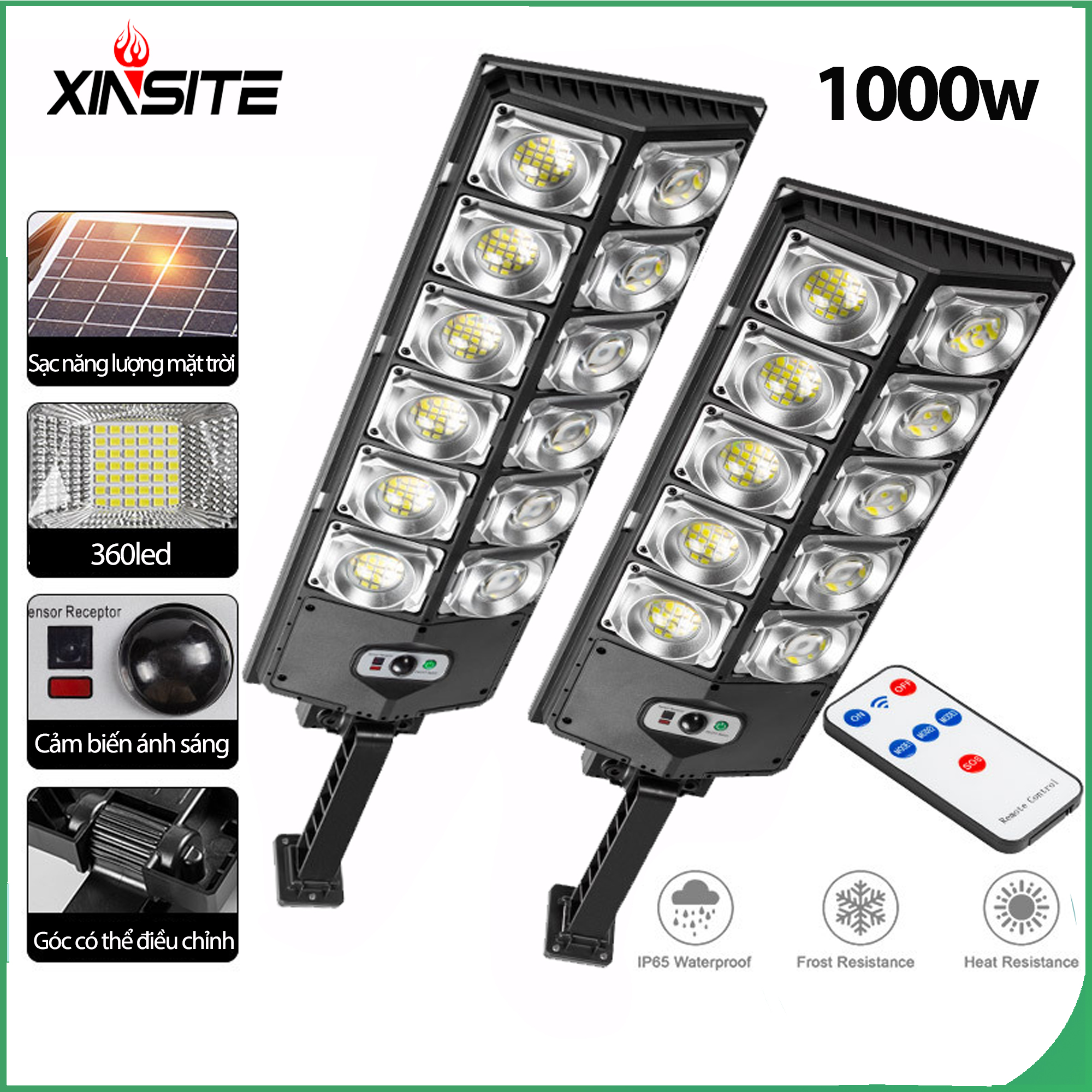 1000W năng lượng mặt trời LED ánh sáng ngoài trời ánh sáng ip65 không thấm nước siêu sáng ngoài trời đèn năng lượng mặt trời ánh sáng mặt trời ánh sáng cảm ứng cơ thể con người Cảm biến chuyển động đường phố ánh sáng wall