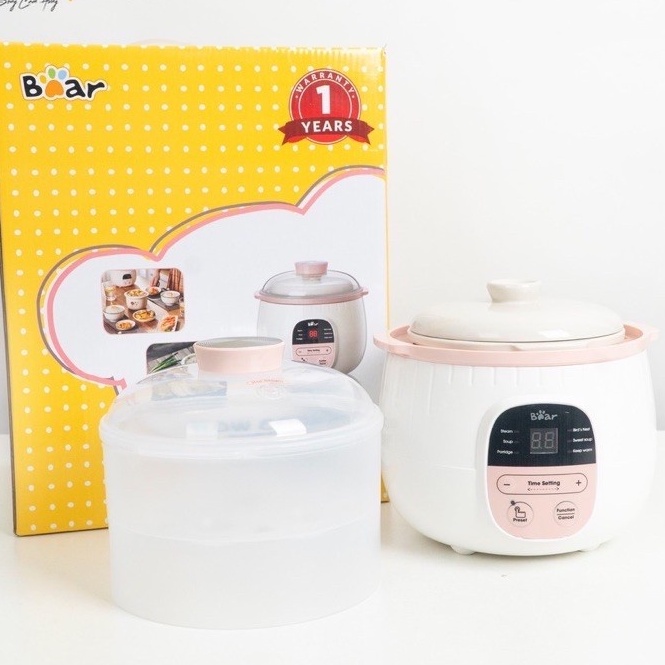 Nồi nấu cháo ninh, hầm, hấp các thủy 4in1, nồi nấu cháo chậm, nồi đa năng
