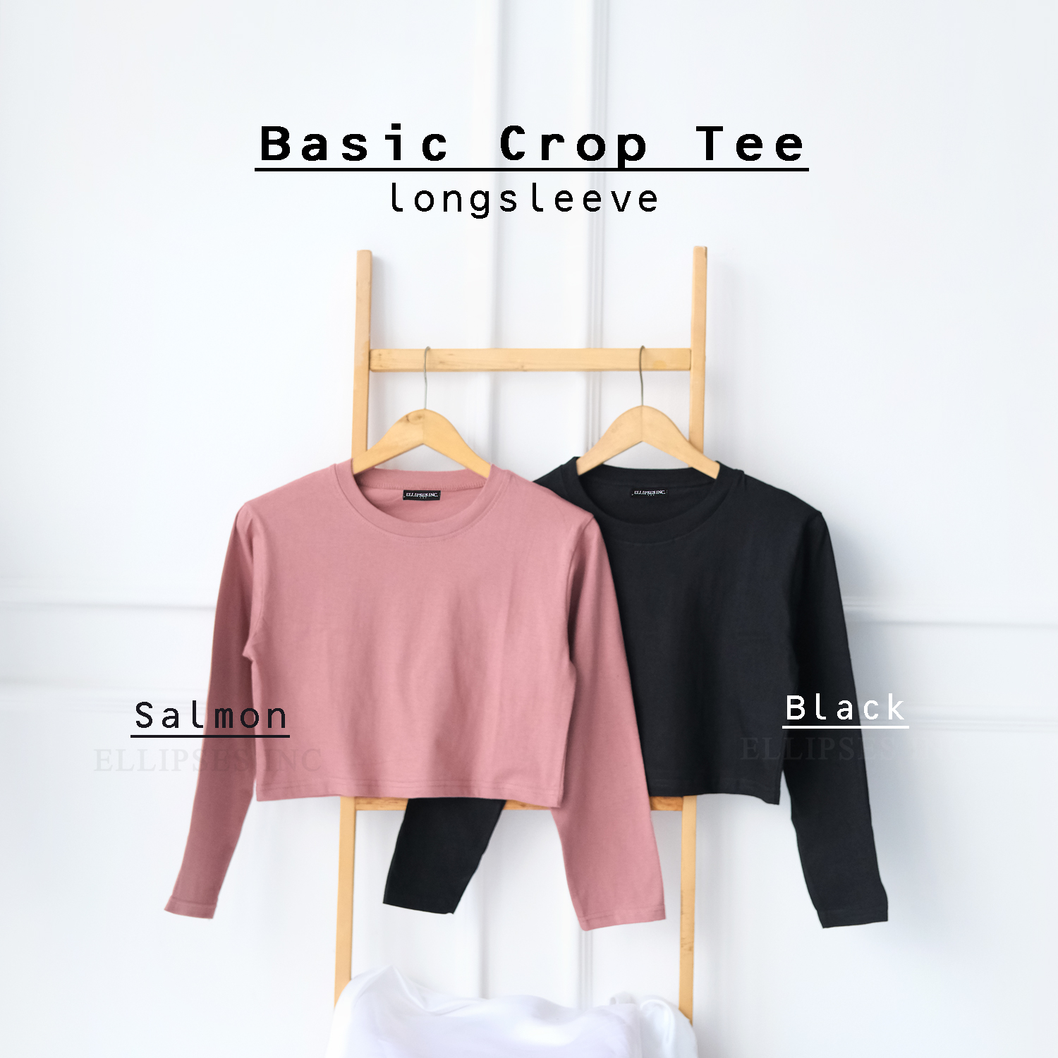 Magnolia - long sleeve crop top