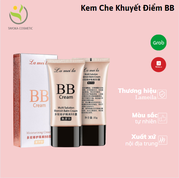 Kem BB che phủ hoàn hảo Lameila màu tự nhiên kem che khuyết điểm nội địa Trung TK-43 Tayoka