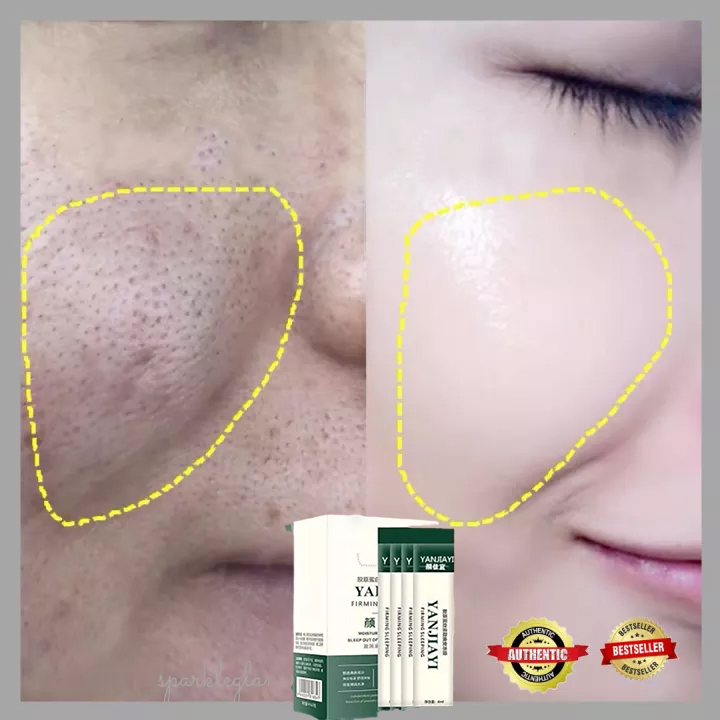 Gambar COD 20Pcs Original Yanjiayi Collagen Sleeping Mask Hydrating and Moisturizing Skin Repairing Firming Facial Mask No Cleaning Hydrating and Moisturizing Skin Repairing Rejuvenation Shrink Pores Anti Wrinkle facial mask Skin care