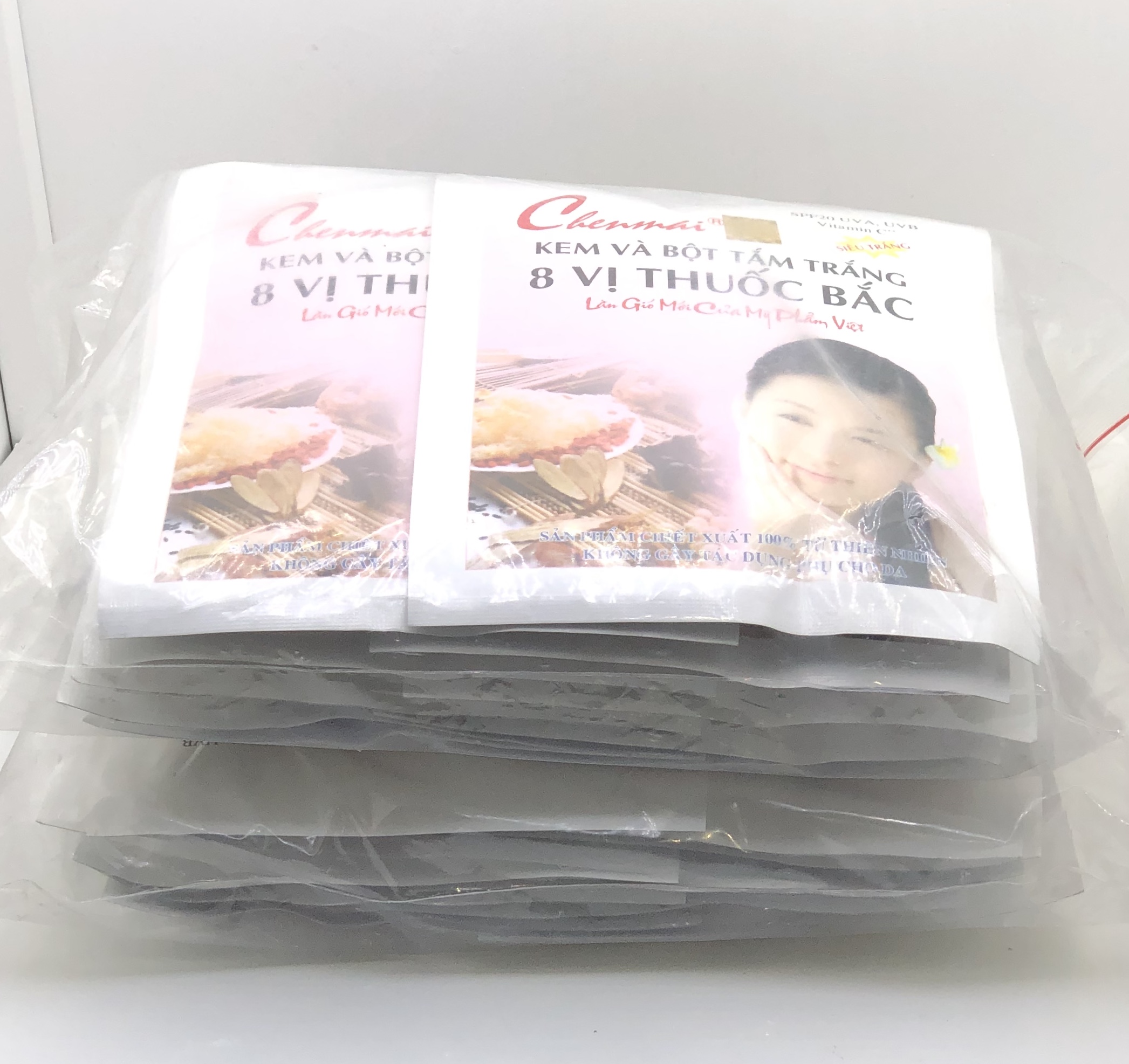 Combo 10 bịch tắm trắng chenmai th bắc siêu trắng 150g