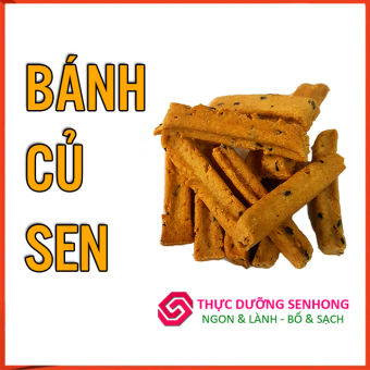 Bánh yến mạch củ sen (500gr) Bánh quy nướng ăn kiêng thực dưỡng, không đường không gia vị, phụ gia