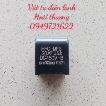 tụ 20uf 450vdc loại tốt / cửa hàng điện lạnh hoài thương