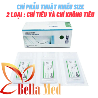 Chỉ phẫu thuật CPT Carelon nylon polyamide dùng khâu da, nhấn mí, thẩm mỹ đủ size
