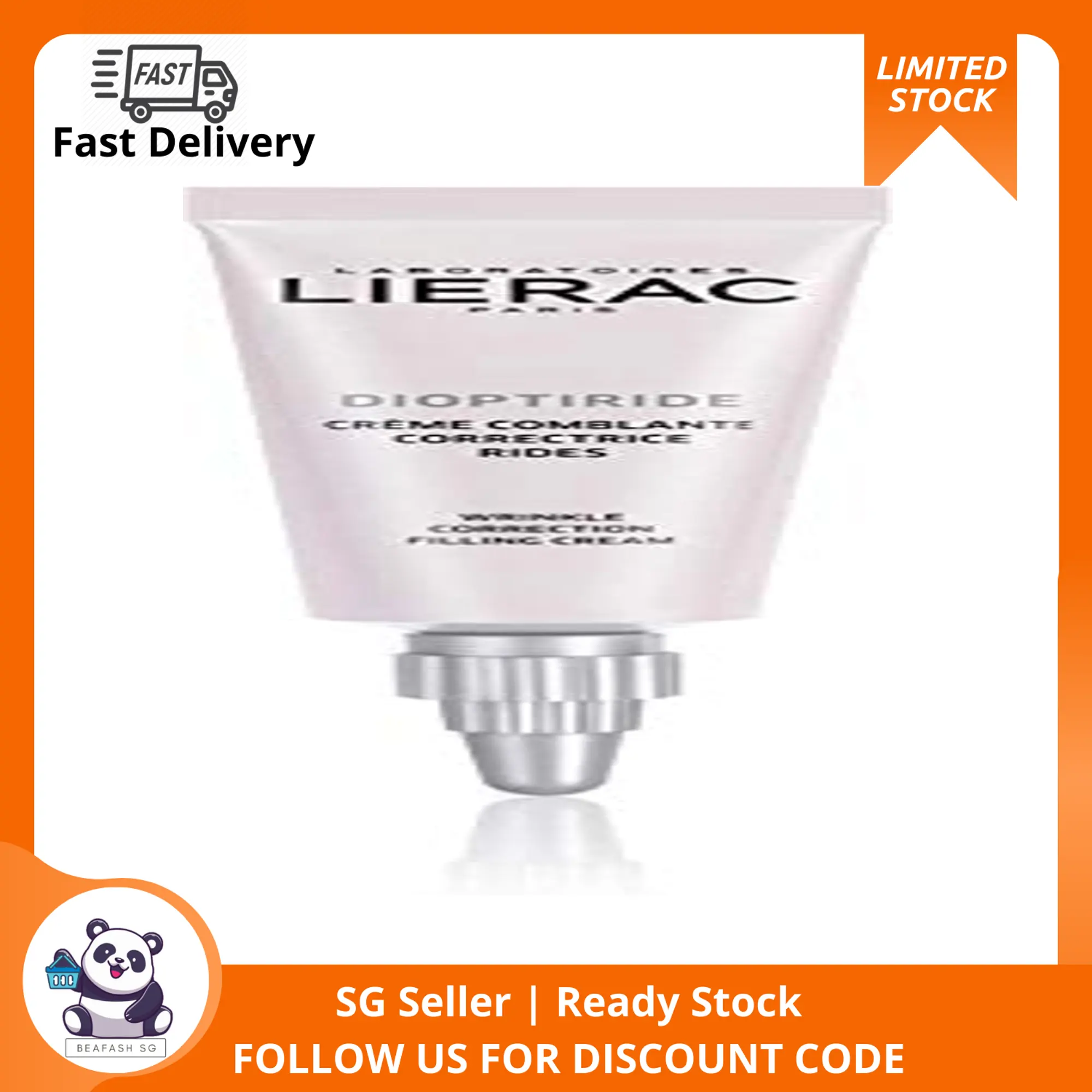 lierac dioptiride wrinkle correction filling cream