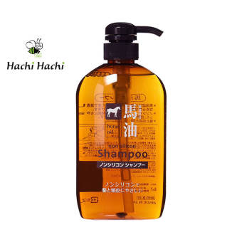 Dầu gội chiết xuất dầu ngựa Cosme Station Kumano Yushi 600ml (không chứa silicon) - Hachi Hachi Japan Shop