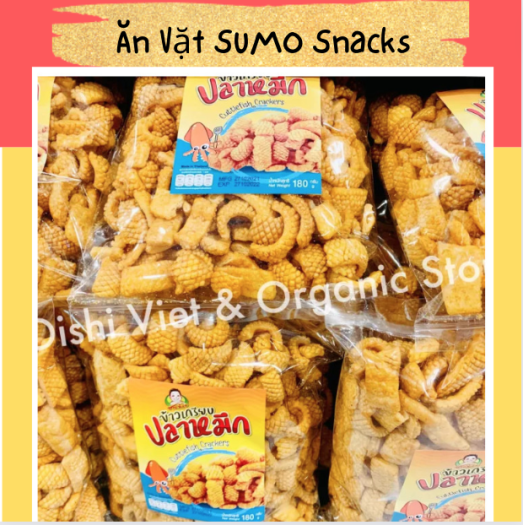 Bánh Snack Mực Thái Lan gói 120g-Ăn Vặt Sumo Snack