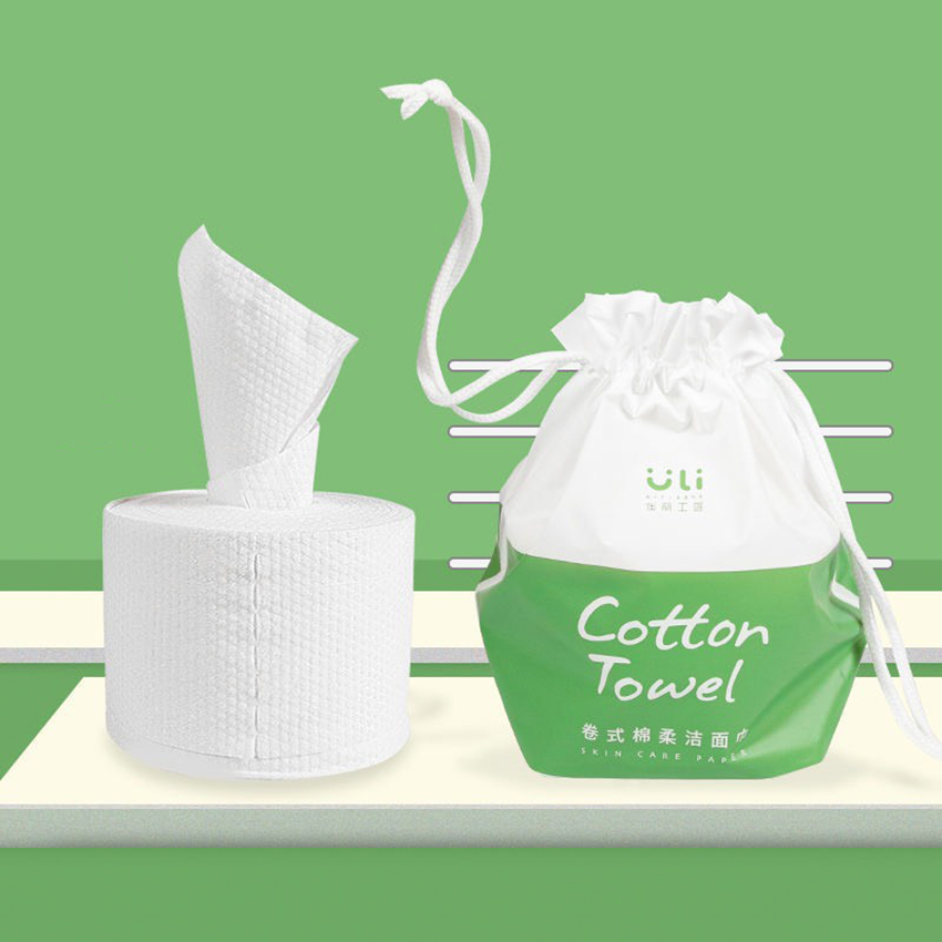 Khăn Khô đa năng dùng 1 lần dạng cuộn tiện lợi Uli nội địa Trung lau khô lau ướt Cotton towel - Sanji Shop