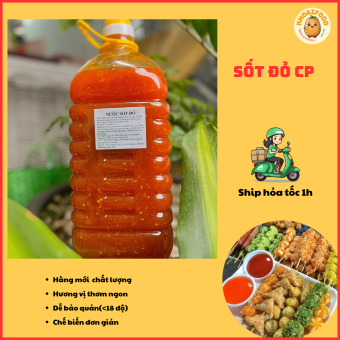 Nước sốt đỏ CP chấm viên xiên, đồ chiên, đồ nướng siêu ngon