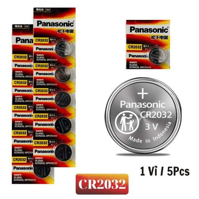 Pin điều khiển chìa khóa ô tô Panasonic CR2032