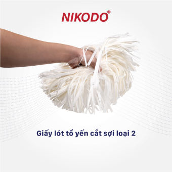 Giấy lót tổ yến cắt sợi loại 2, chống sốc, đều sợi, 1kg - Bao bì, phụ kiện yến sào Nikodo