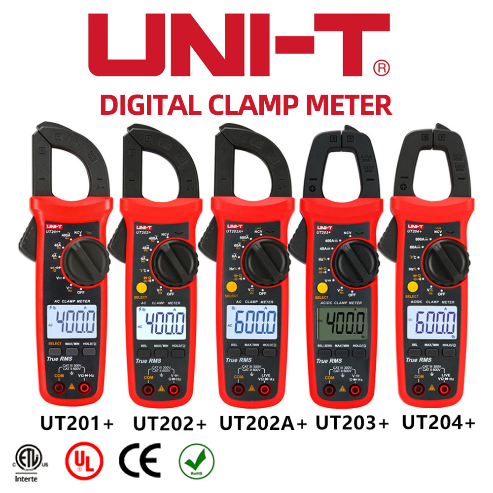 UNI-T UT204+ UT203+ Digital Clamp Meter 400