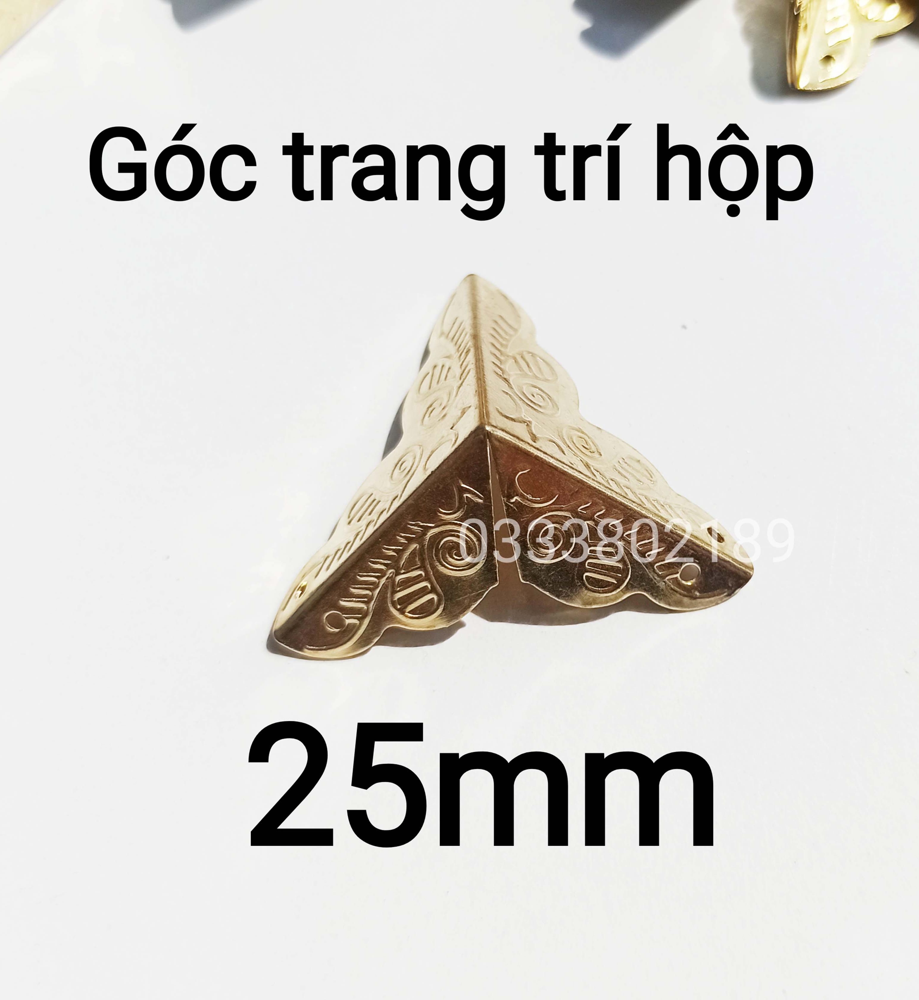Ốp góc hộp vuông 25mm