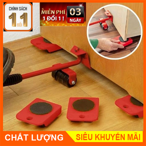 Bộ dụng cụ nâng và di chuyển đồ thông minh con lăn chuyển đồ dụng cụ di chuyển đồ đạc Đa Năng - Siêu Tiện Lợi Hỗ trợ di chuyển vật dụng nặng: tủ lạnh két sắt tủ giường tiết kiệm thời gian an toàn